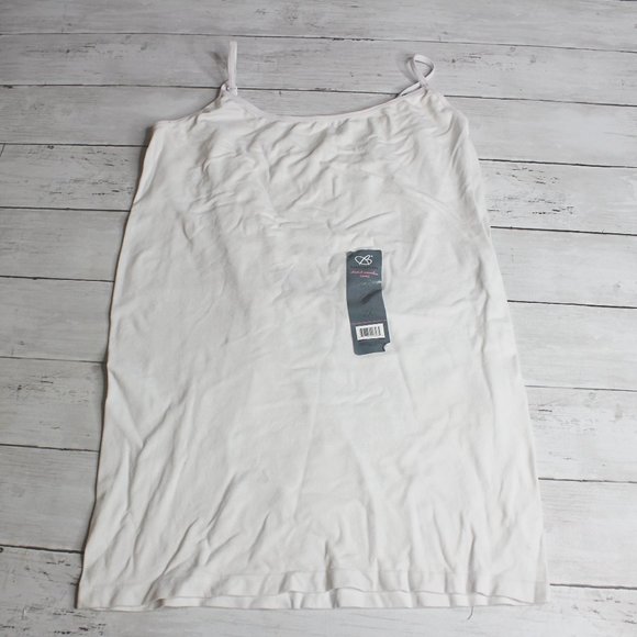 Bobbie Brooks Womens White Cami Top Plus Size 2X - Picture 1 of 4